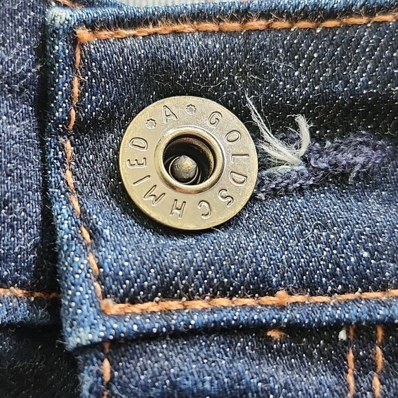 AG Adriano Goldschmied The Farrah High Rise Skinny Ankle Dark Blue Was Jeans, 26 - Picture 5 of 11